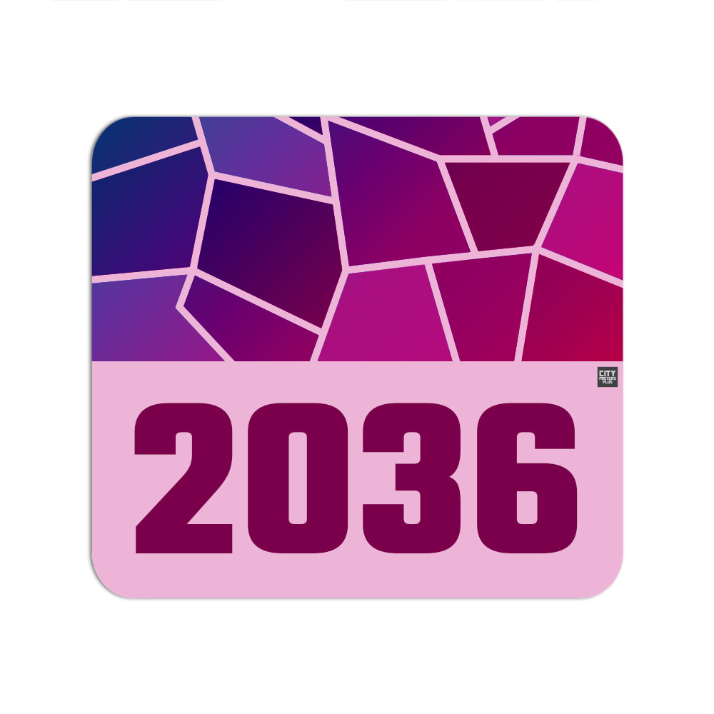 2036 Year Mousepad (Light Pink)