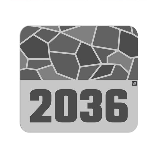 2036 Year Mousepad (Melange Grey)