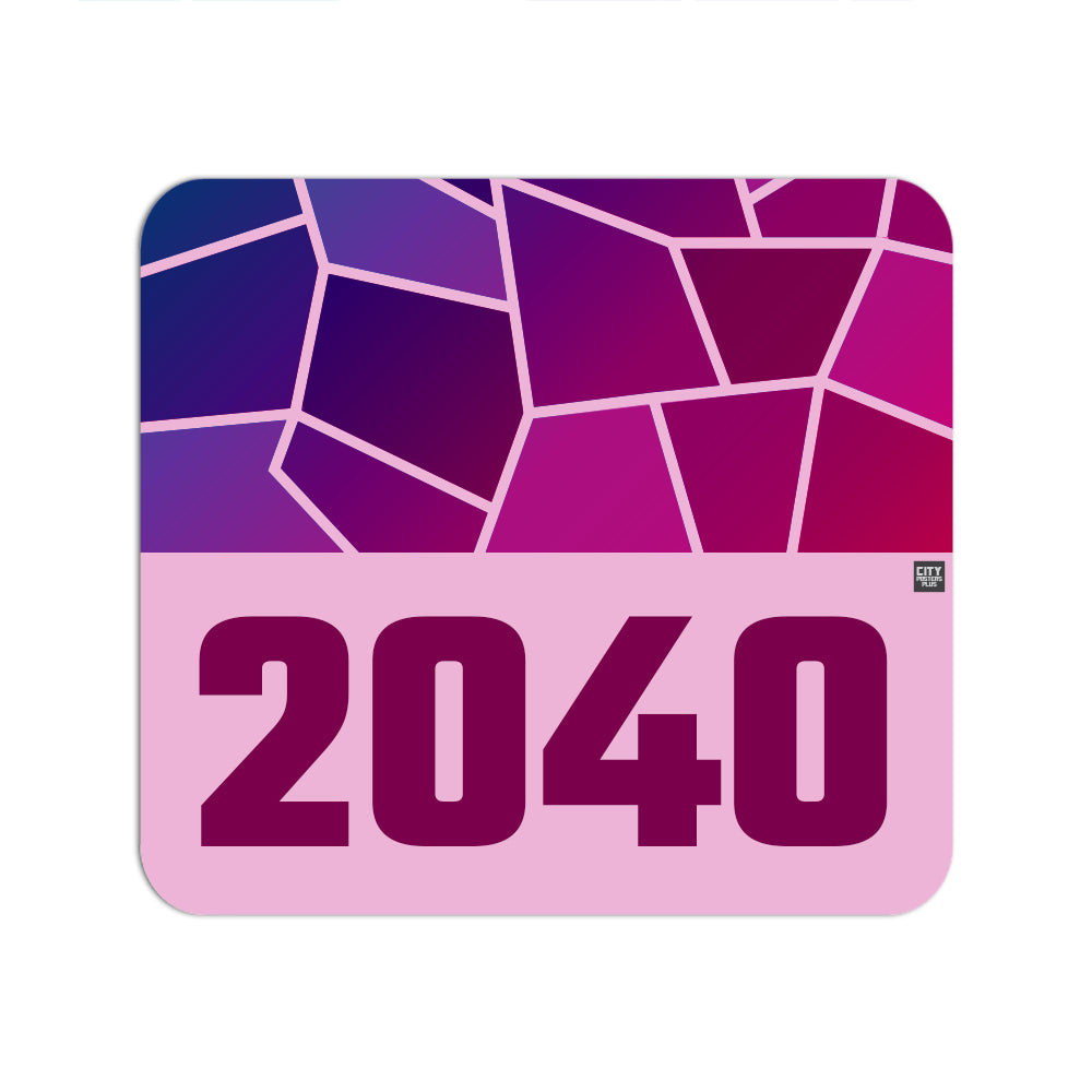 2040 Year Mousepad (Light Pink)