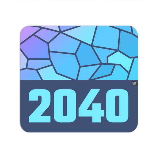 2040 Year Mousepad (Navy Blue)