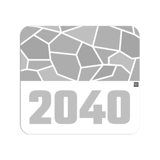 2040 Year Mousepad (White)
