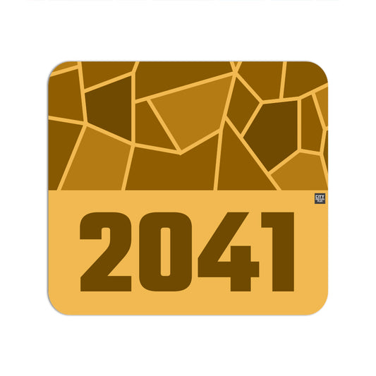 2041 Year Mousepad (Golden Yellow)