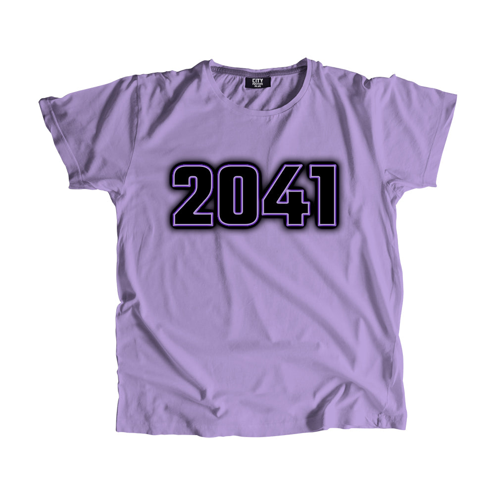2041 Vintage Heritage Year Men Unisex T-Shirt (Iris Lavender)