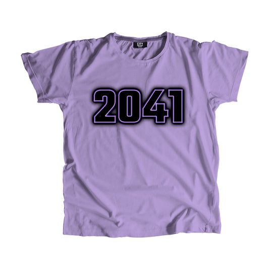 2041 Year Men Unisex T-Shirt (Iris Lavender)