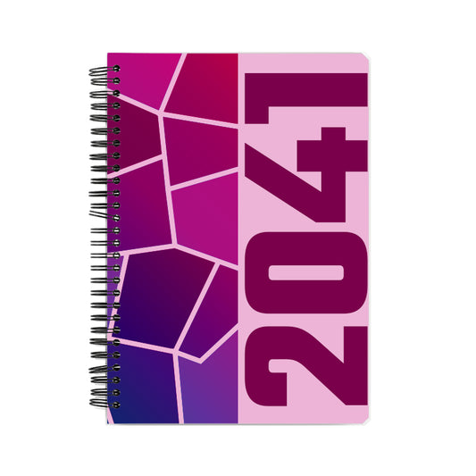 2041 Year Notebook (Light Pink, A5 Size, 100 Pages, Ruled)