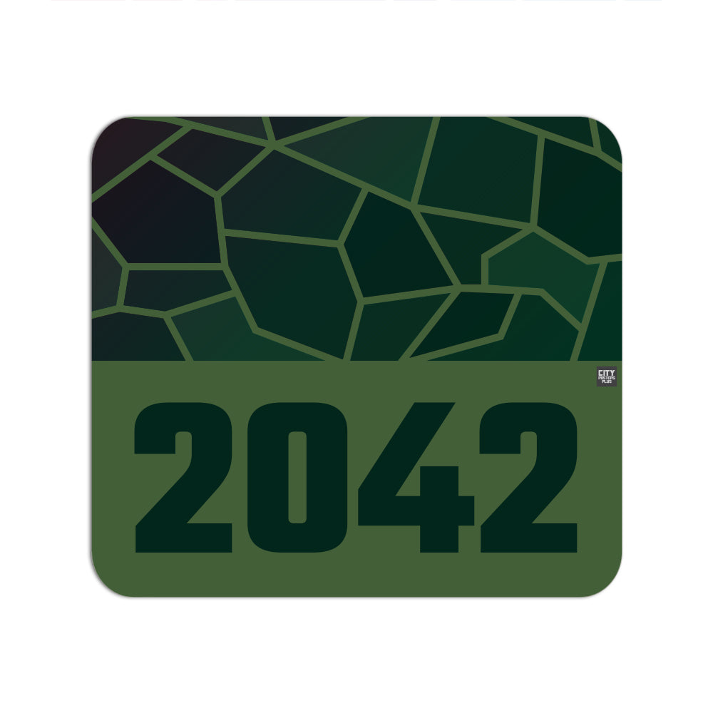 2042 Year Mousepad (Olive Green)