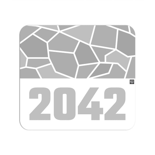 2042 Year Mousepad (White)