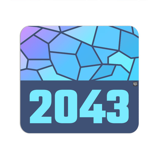 2043 Year Mousepad (Navy Blue)