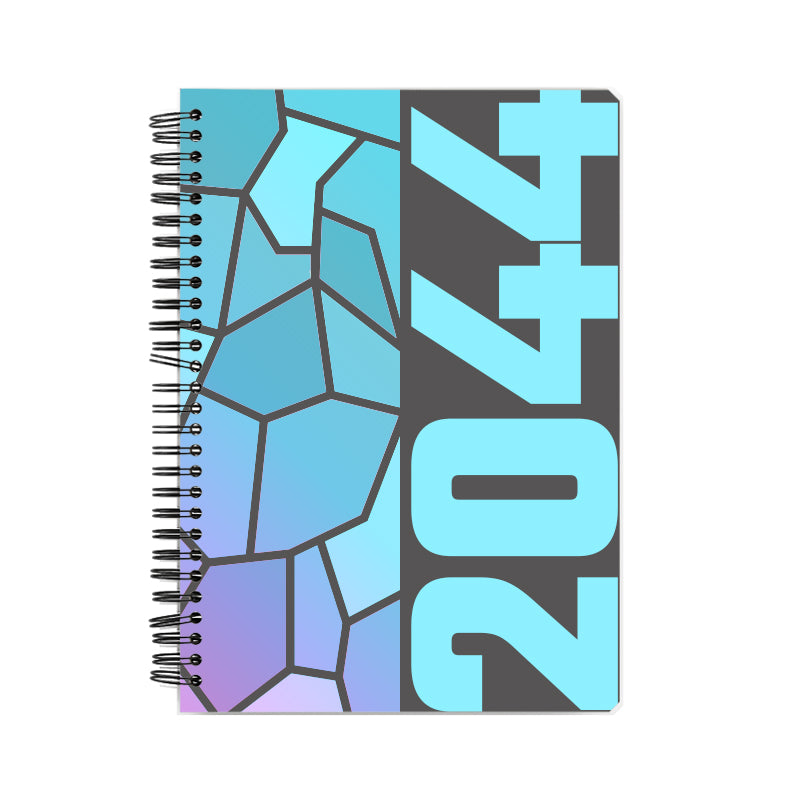 2044 Year Notebook (Charcoal Grey, A5 Size, 100 Pages, Ruled)