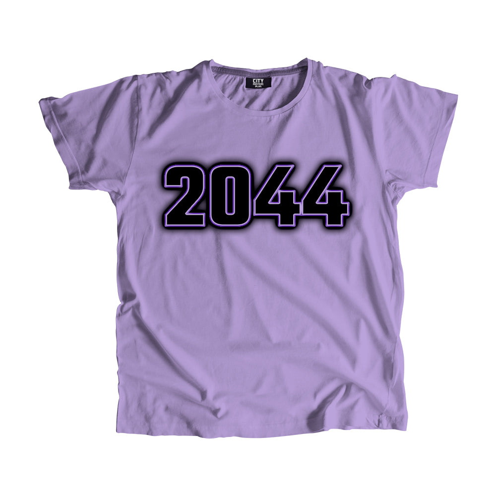 2044 Year Men Unisex T-Shirt (Iris Lavender)