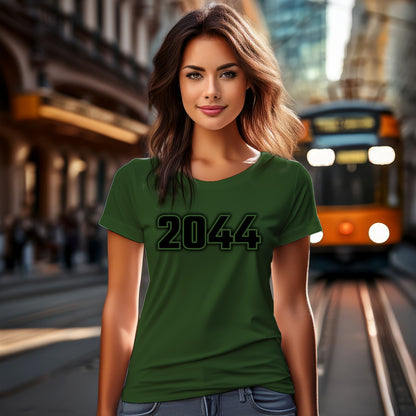 2044 Women T-Shirt | Vintage Birth Year Shirt | City Posters Plus