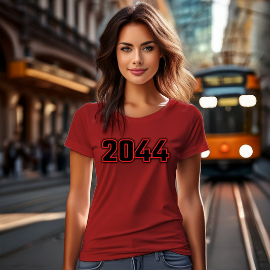 2044 Women T-Shirt | Vintage Birth Year Shirt | City Posters Plus