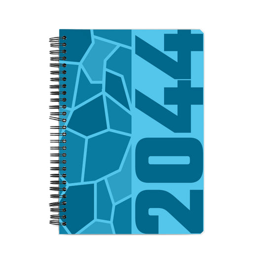 2044 Year Notebook (Sky Blue, A5 Size, 100 Pages, Ruled)