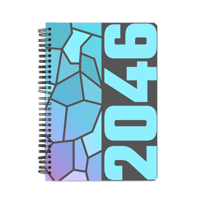 2046 Year Notebook (Charcoal Grey, A5 Size, 100 Pages, Ruled)