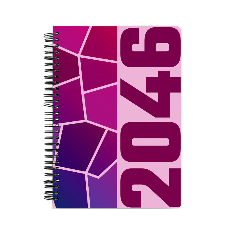 2046 Year Notebook (Light Pink, A5 Size, 100 Pages, Ruled)