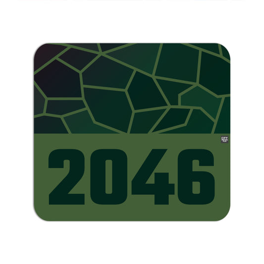 2046 Year Mousepad (Olive Green)