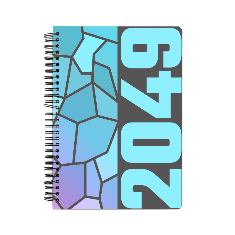 2049 Year Notebook (Charcoal Grey, A5 Size, 100 Pages, Ruled)