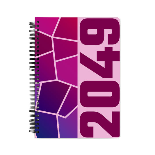 2049 Year Notebook (Light Pink, A5 Size, 100 Pages, Ruled)