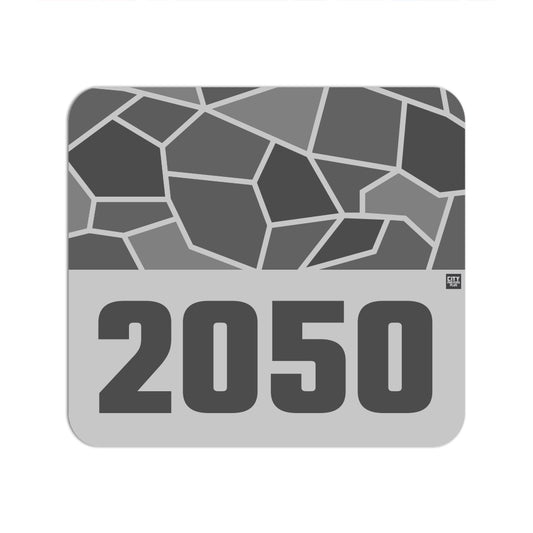 2050 Year Mousepad (Melange Grey)
