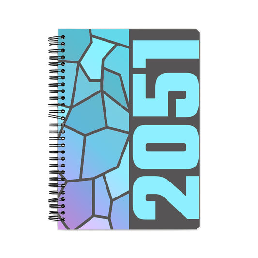 2051 Year Notebook (Charcoal Grey, A5 Size, 100 Pages, Ruled)