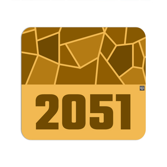 2051 Year Mousepad (Golden Yellow)