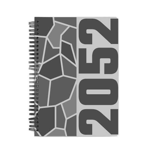 2052 Year Notebook (Melange Grey, A5 Size, 100 Pages, Ruled)