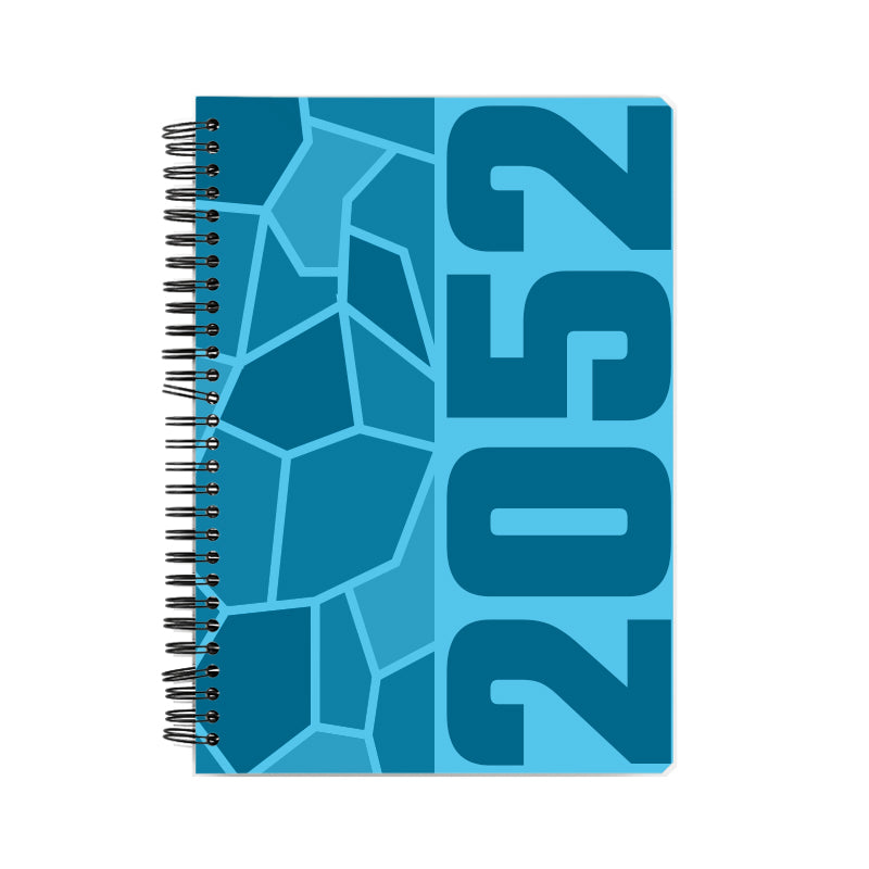 2052 Year Notebook (Sky Blue, A5 Size, 100 Pages, Ruled)