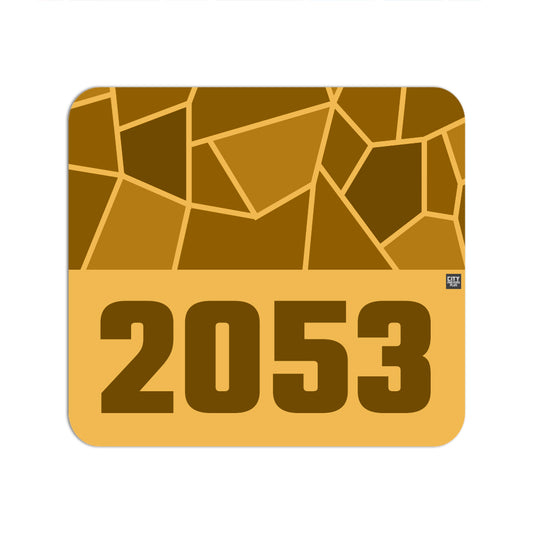 2053 Year Mousepad (Golden Yellow)