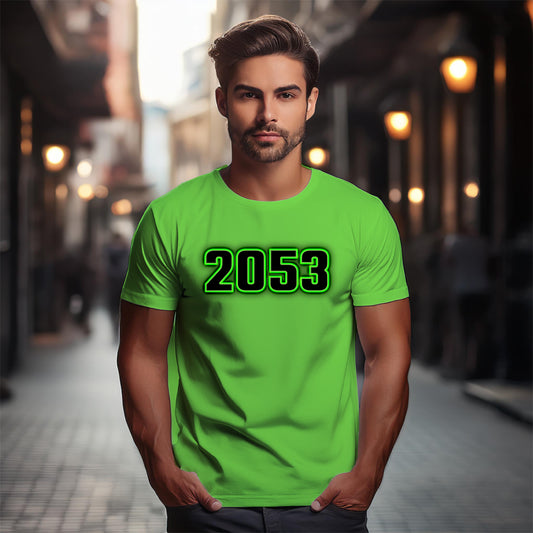 2053 Year Unisex T-Shirt (Liril Green)