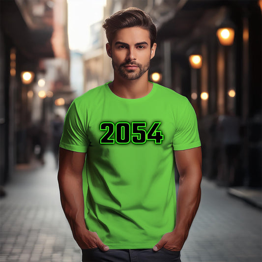 2054 Year Unisex T-Shirt (Liril Green)