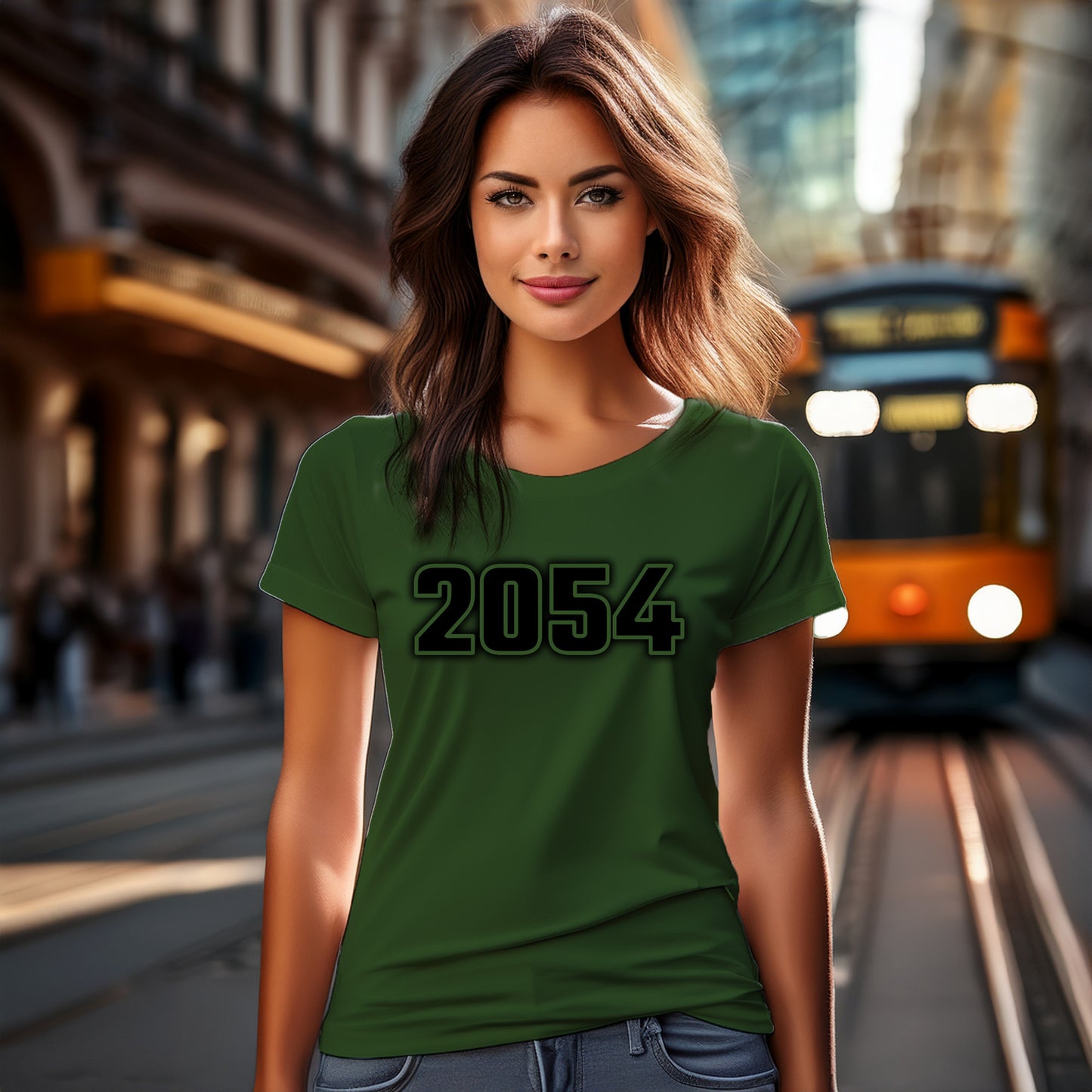 2054 Vintage Birth Year Women T-Shirt | City Posters Plus