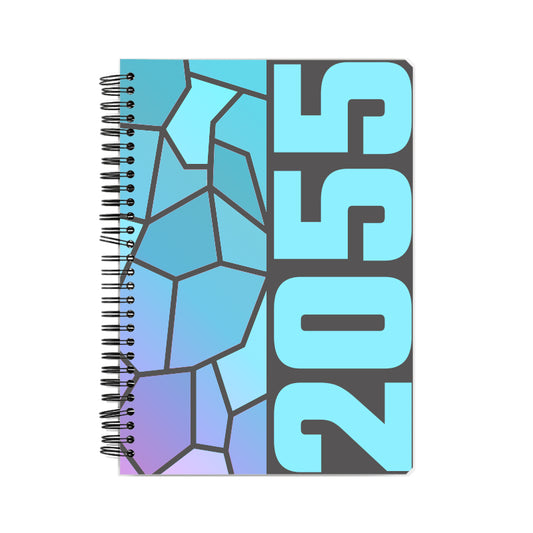 2055 Year Notebook (Charcoal Grey, A5 Size, 100 Pages, Ruled)