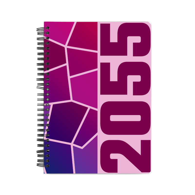 2055 Year Notebook (Light Pink, A5 Size, 100 Pages, Ruled)