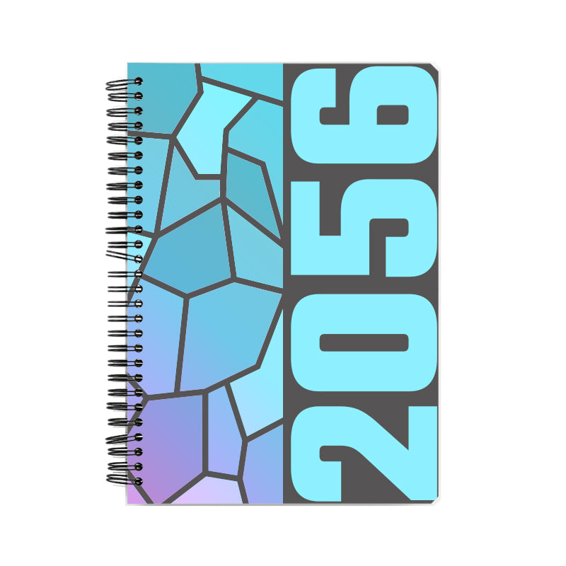 2056 Year Notebook (Charcoal Grey, A5 Size, 100 Pages, Ruled)