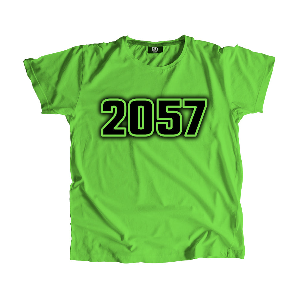 2057 Year Men Unisex T-Shirt (Liril Green)