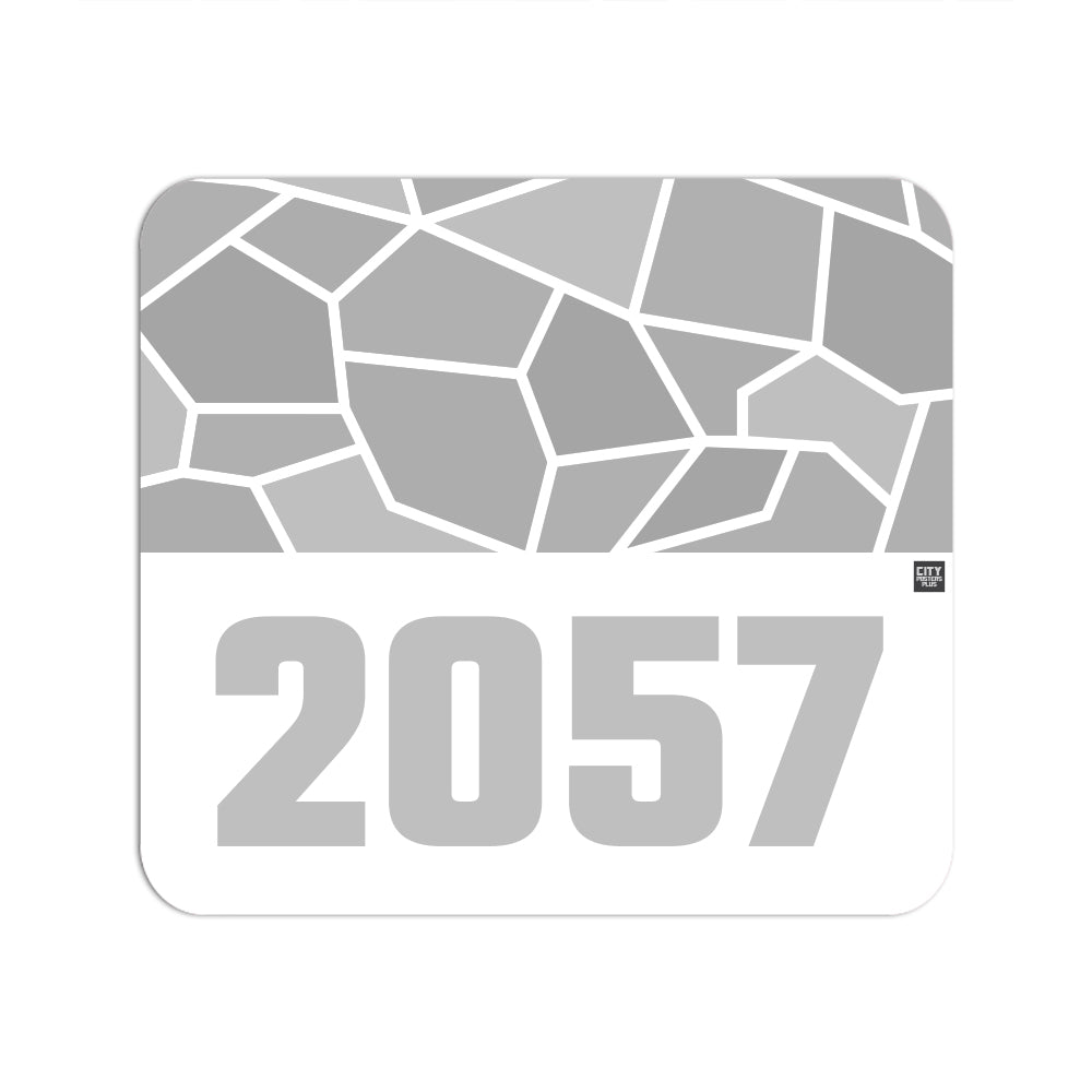 2057 Year Mousepad (White)