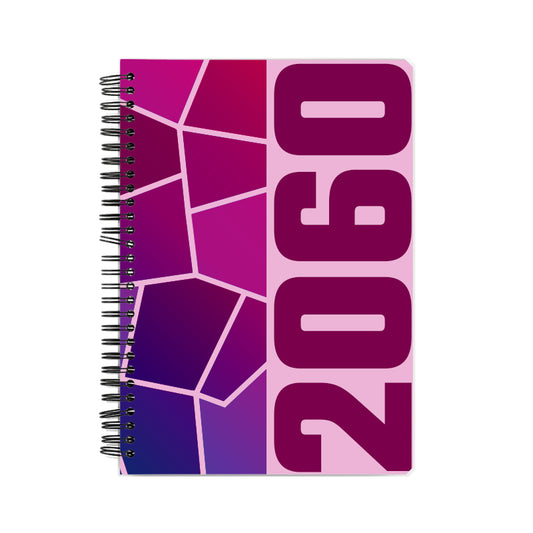 2060 Year Notebook (Light Pink, A5 Size, 100 Pages, Ruled)