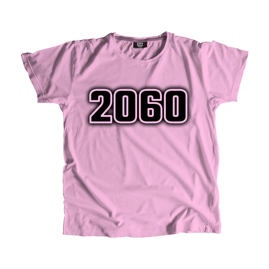 2060 Vintage Heritage Year Men Unisex T-Shirt (Light Pink)