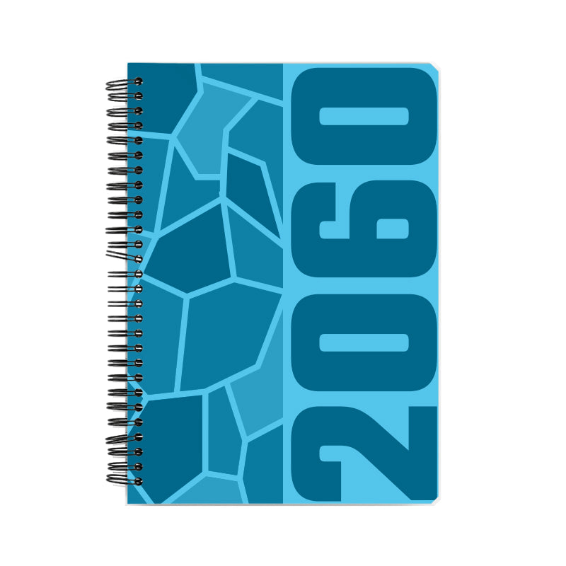 2060 Year Notebook (Sky Blue, A5 Size, 100 Pages, Ruled)