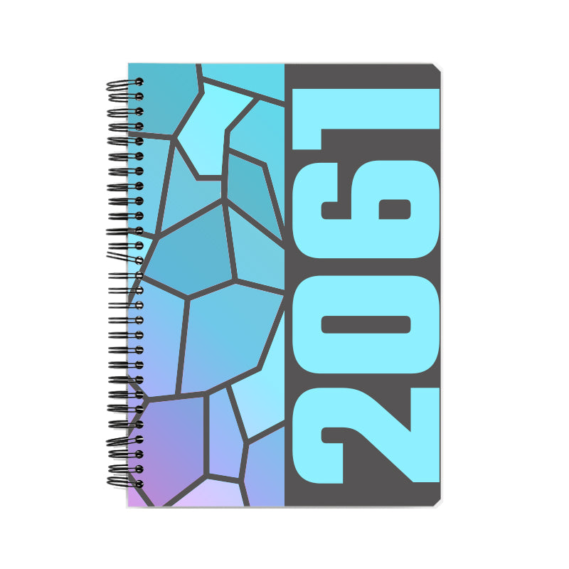 2061 Year Notebook (Charcoal Grey, A5 Size, 100 Pages, Ruled)