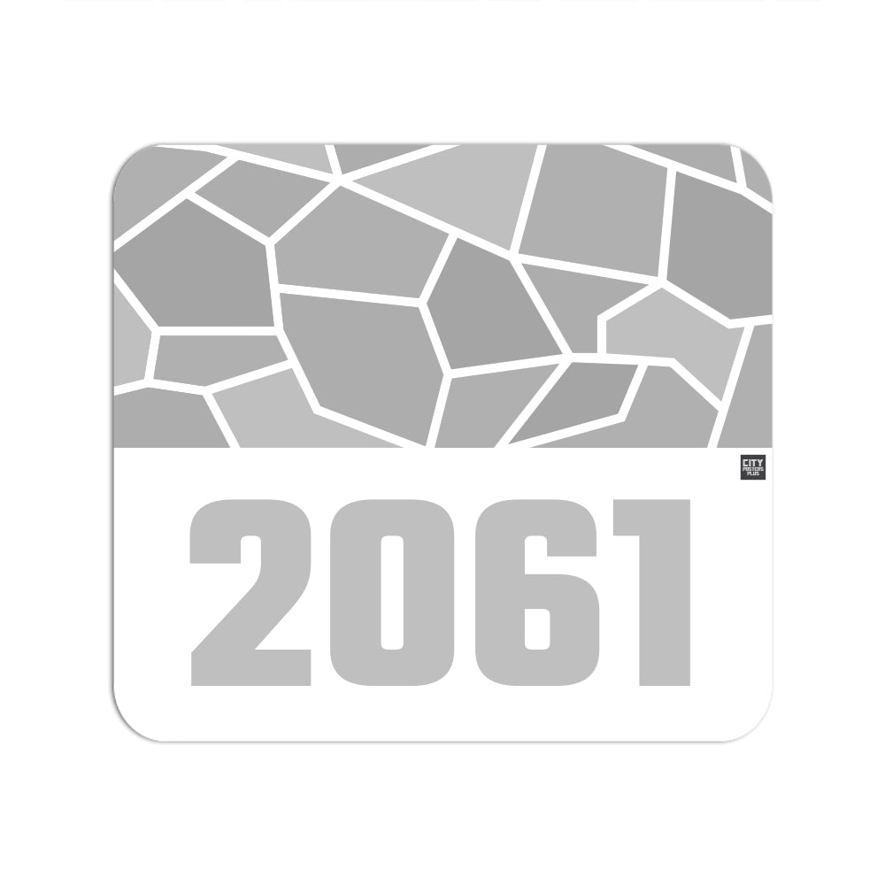 2061 Year Mousepad (White)