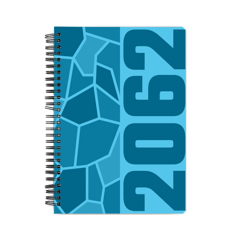 2062 Year Notebook (Sky Blue, A5 Size, 100 Pages, Ruled)