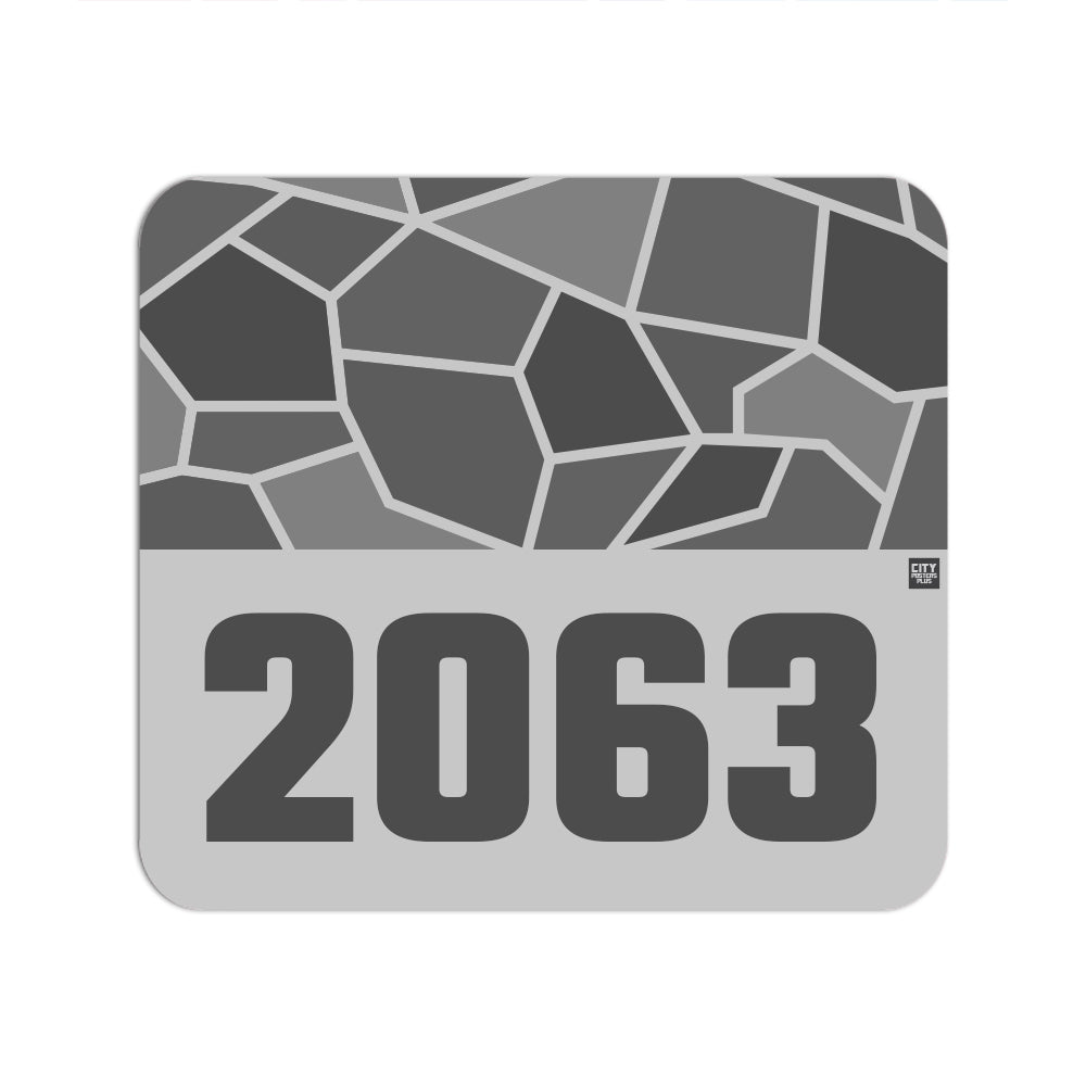 2063 Year Mousepad (Melange Grey)