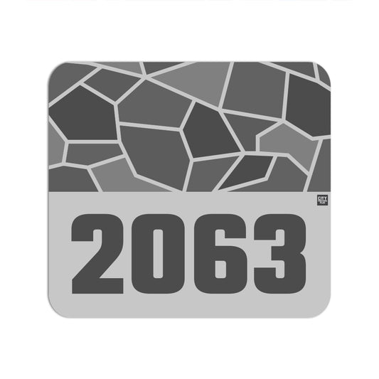 2063 Year Mousepad (Melange Grey)