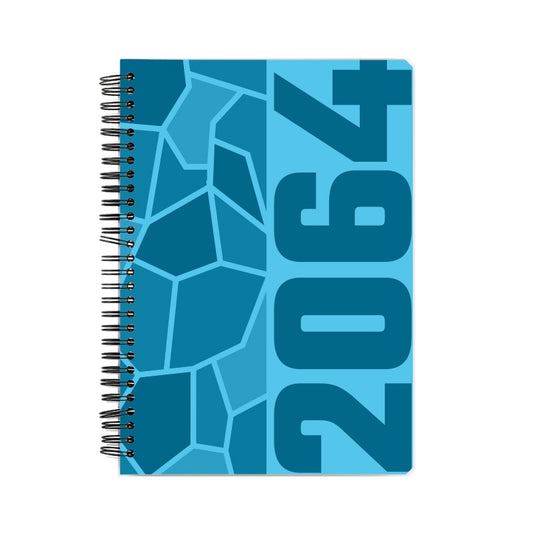 2064 Year Notebook (Sky Blue, A5 Size, 100 Pages, Ruled)