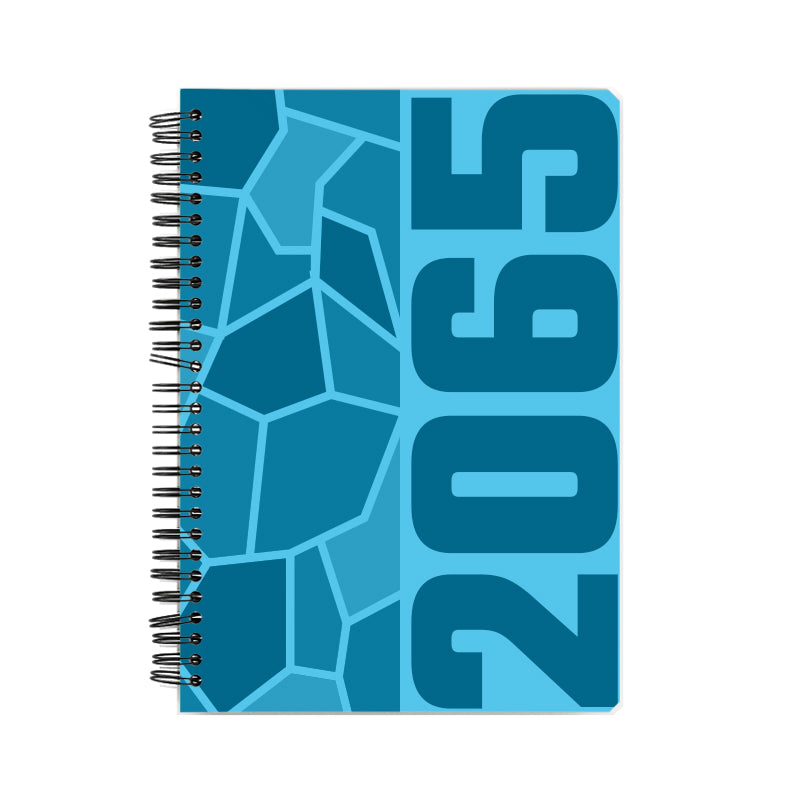 2065 Year Notebook (Sky Blue, A5 Size, 100 Pages, Ruled)