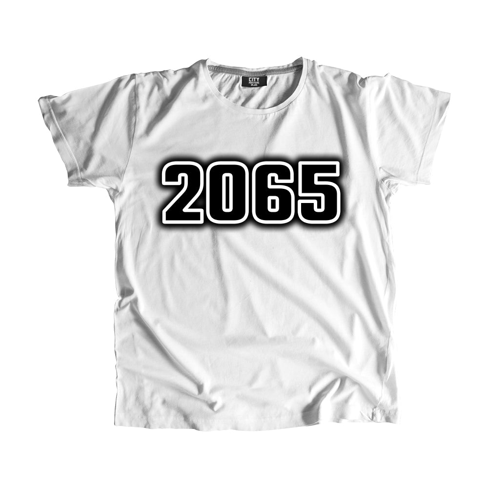 2065 Year Men Unisex T-Shirt (White)