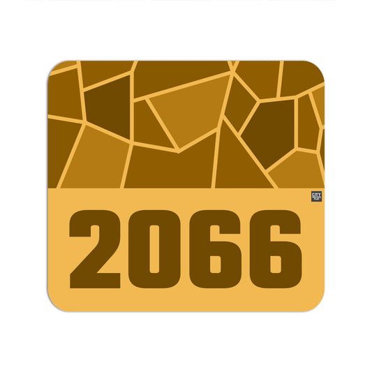 2066 Year Mousepad (Golden Yellow)