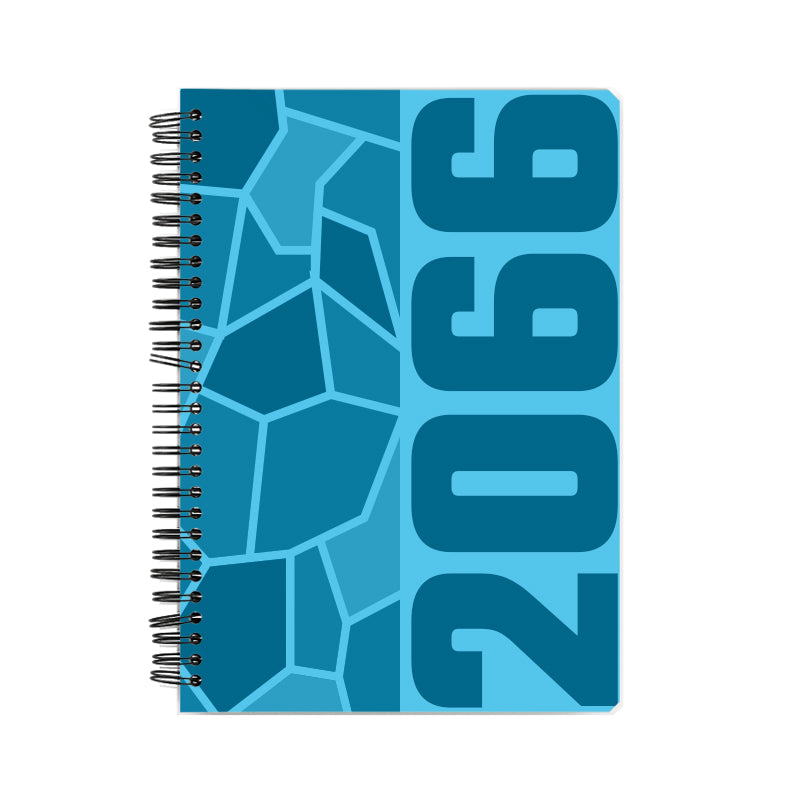 2066 Year Notebook (Sky Blue, A5 Size, 100 Pages, Ruled)