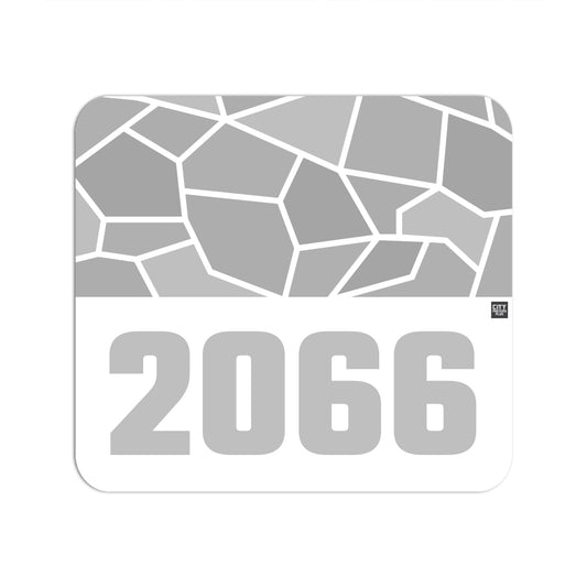 2066 Year Mousepad (White)